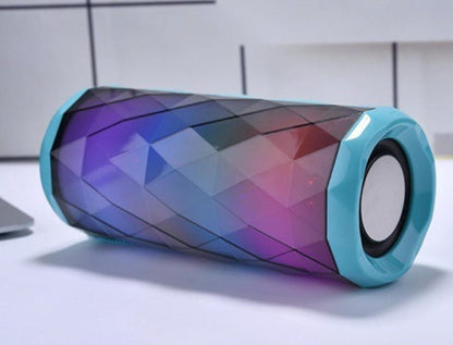 Bluetooth Højttaler 5W med seje LED lyseffekter og dobbelt bas