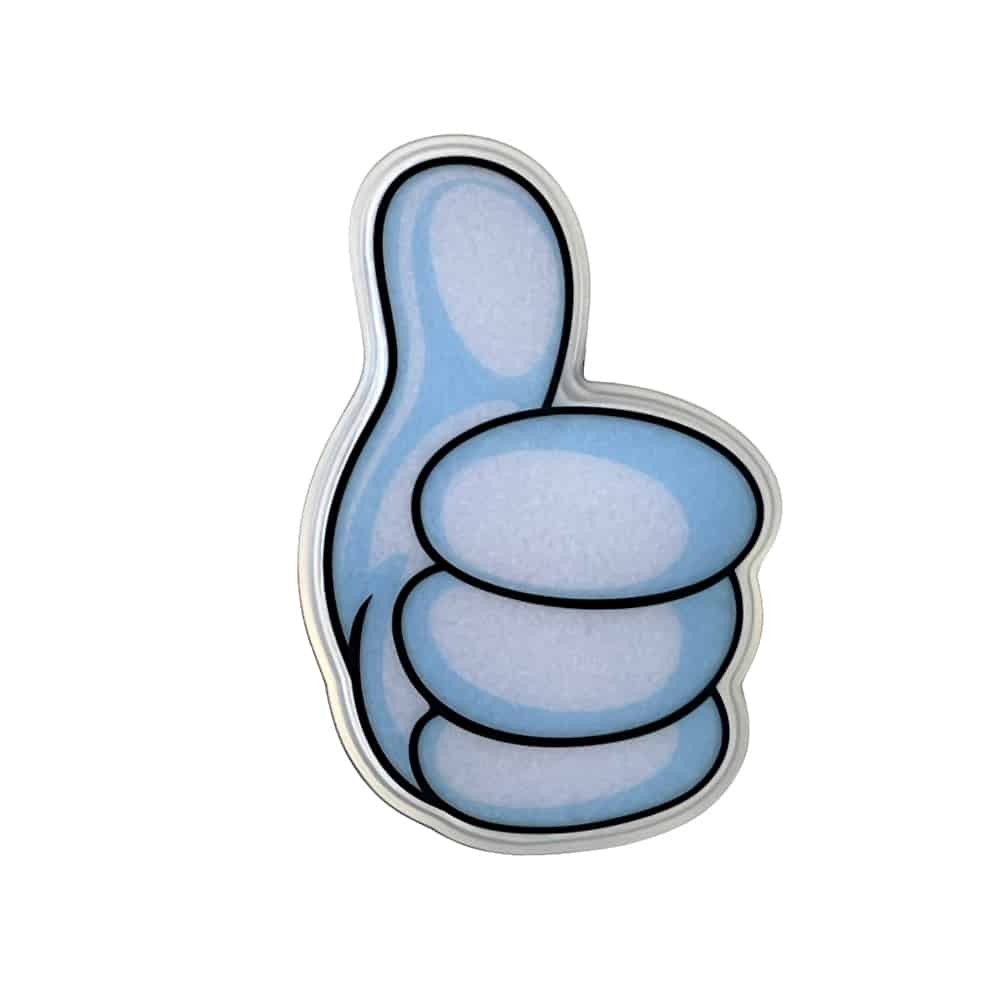 Thumbs up selvlysende glow stick