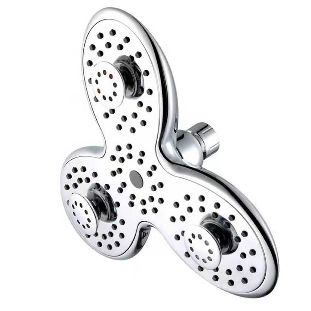 Bruse hoved - med 3 individuelle dyser og 3 strålefunktioner -