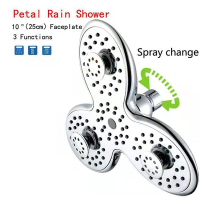 Bruse hoved - med 3 individuelle dyser og 3 strålefunktioner -