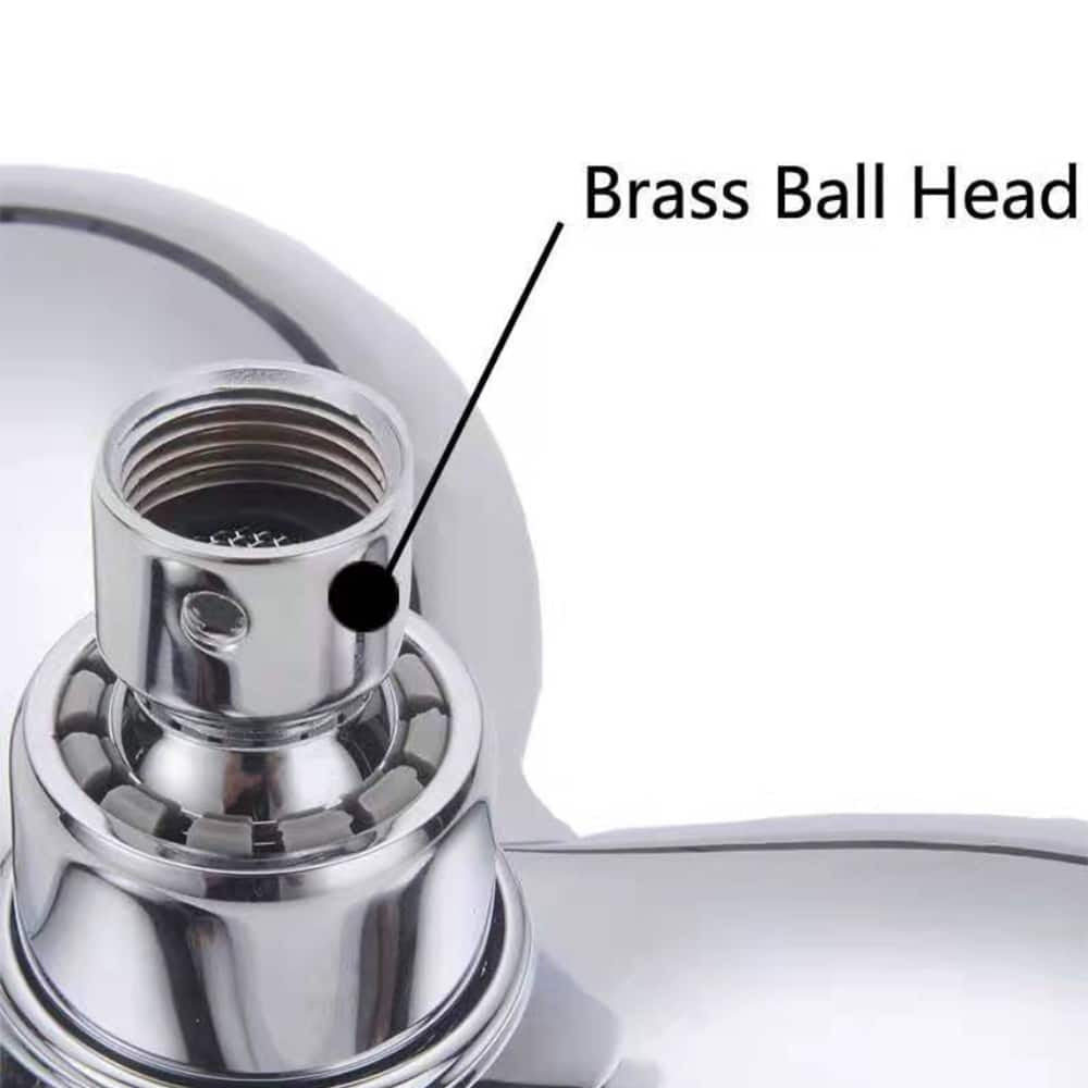 Bruse hoved - med 3 individuelle dyser og 3 strålefunktioner -