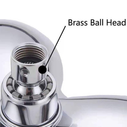 Bruse hoved - med 3 individuelle dyser og 3 strålefunktioner -