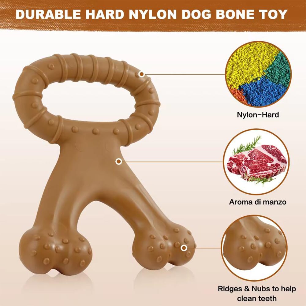 Tyggelegetøj til hunde af blødt naturgummi