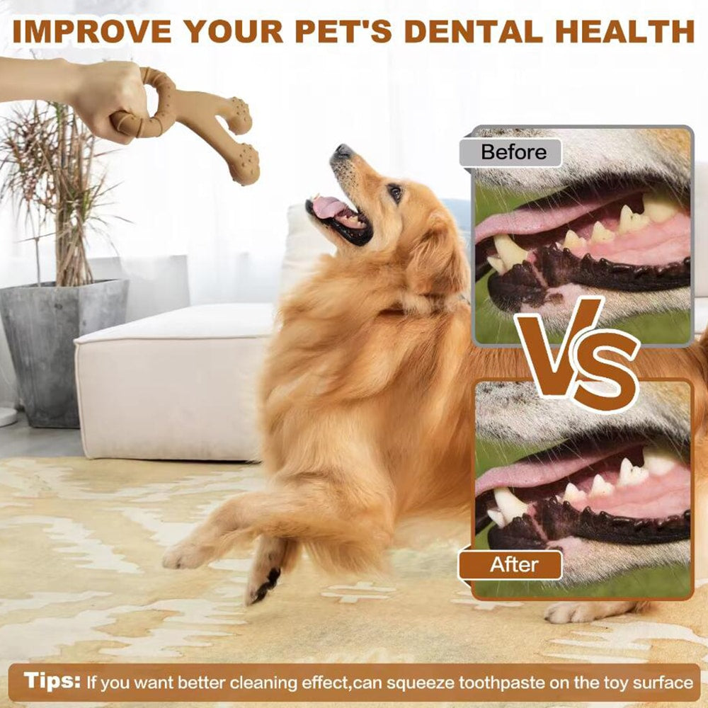 Tyggelegetøj til hunde af naturgummi