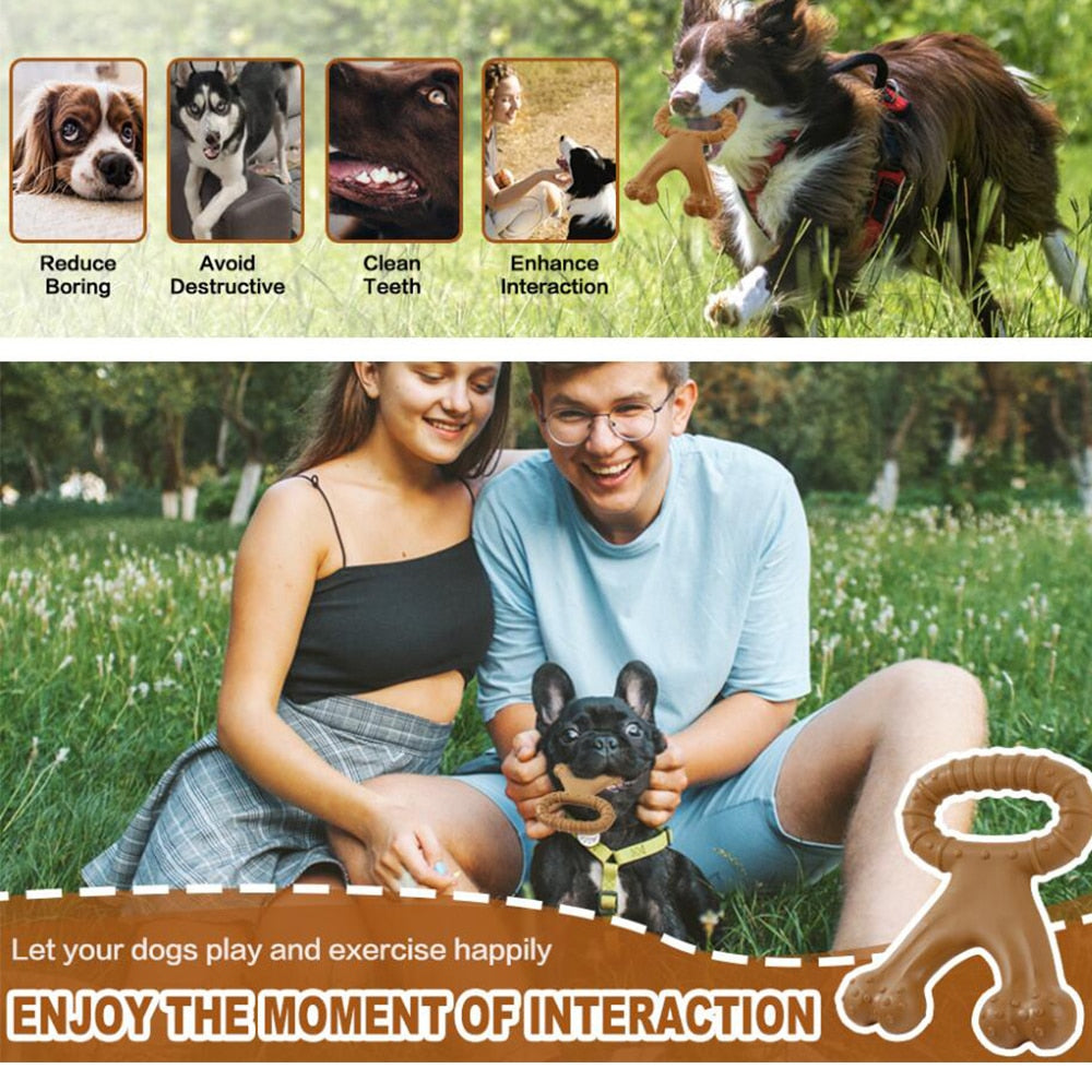 Tyggelegetøj til hunde af blødt naturgummi