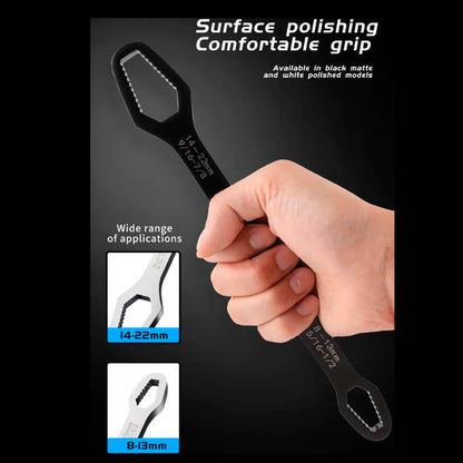 Justerbar 8-22 mm. universal skruenøgle