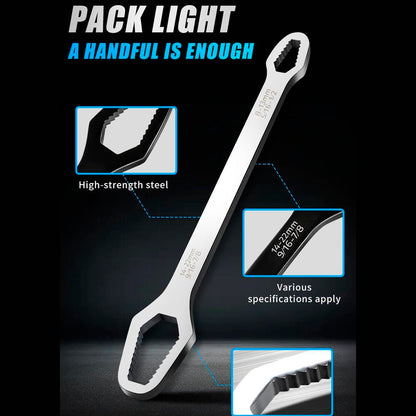 Justerbar 8-22 mm. universal skruenøgle