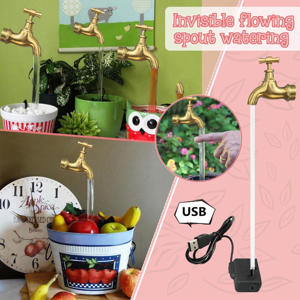 Springvand - Svævende Vandhane