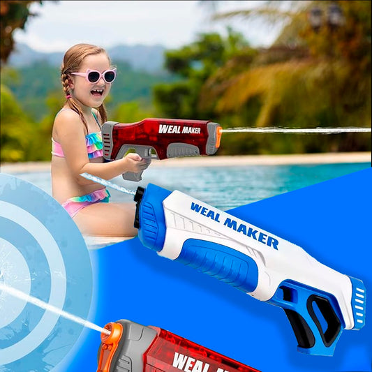Elektrisk Kraftfuld Vandpistol der selv suger vand op når den genlader