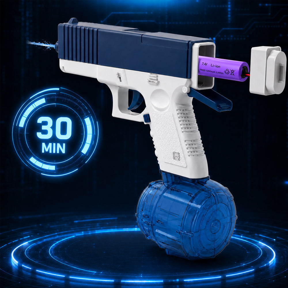 Elektrisk Vandpistol - Glock 434cc Pro Blue