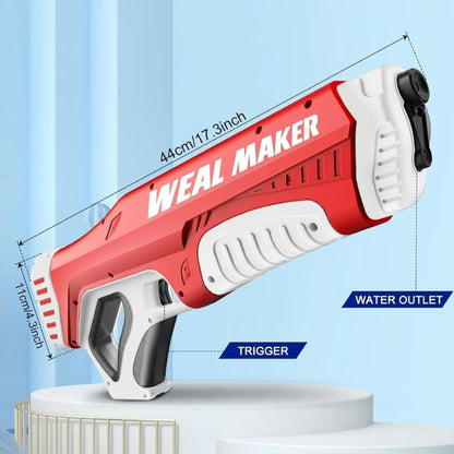 Elektrisk Kraftfuld Vandpistol der selv suger vand op når den genlader
