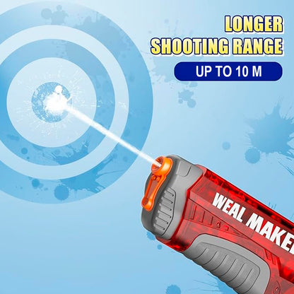 Elektrisk Kraftfuld Vandpistol der selv suger vand op når den genlader