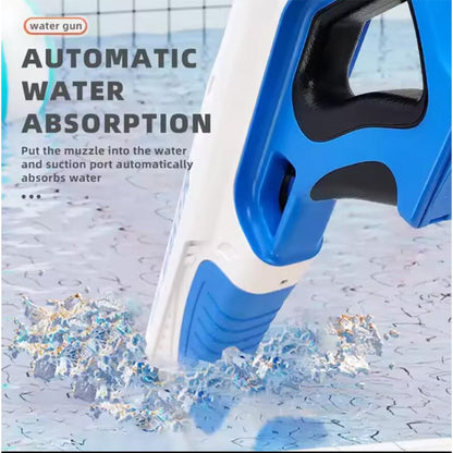 Elektrisk Kraftfuld Vandpistol der selv suger vand op når den genlader