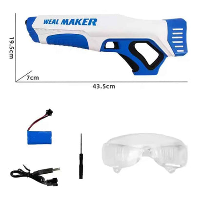 Elektrisk Kraftfuld Vandpistol der selv suger vand op når den genlader