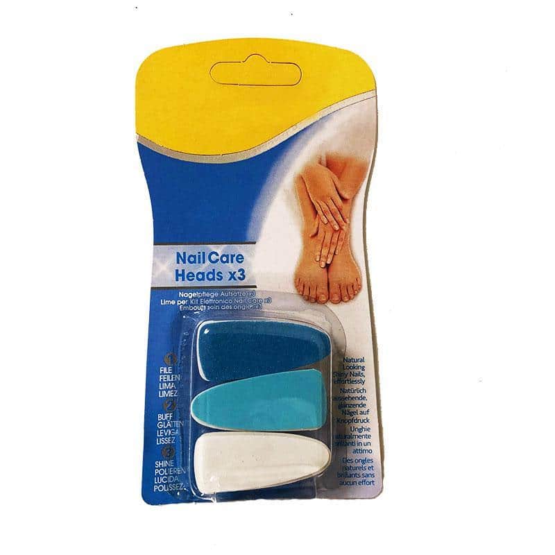 Filehoveder (3 stk) til vores elektriske neglefil