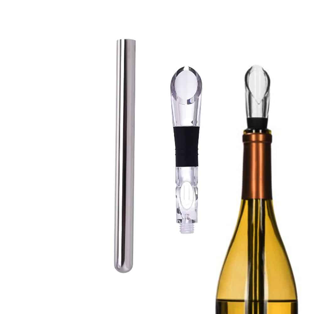 Skænkeprop og Vinkøler m/Luftfilter