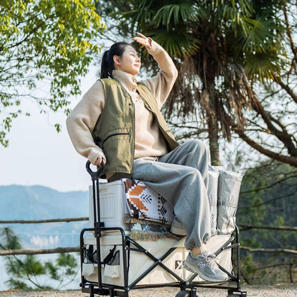 Trækvogn, sammenklappelig - til alle terræner