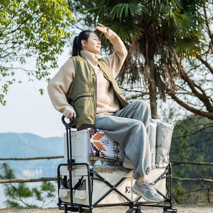 Trækvogn, sammenklappelig - til alle terræner