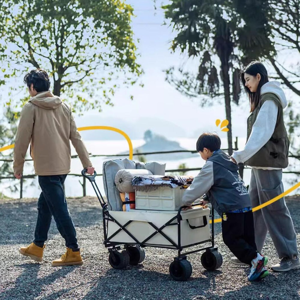 Trækvogn, sammenklappelig - til alle terræner