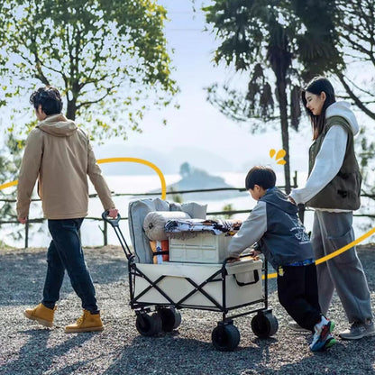 Trækvogn, sammenklappelig - til alle terræner