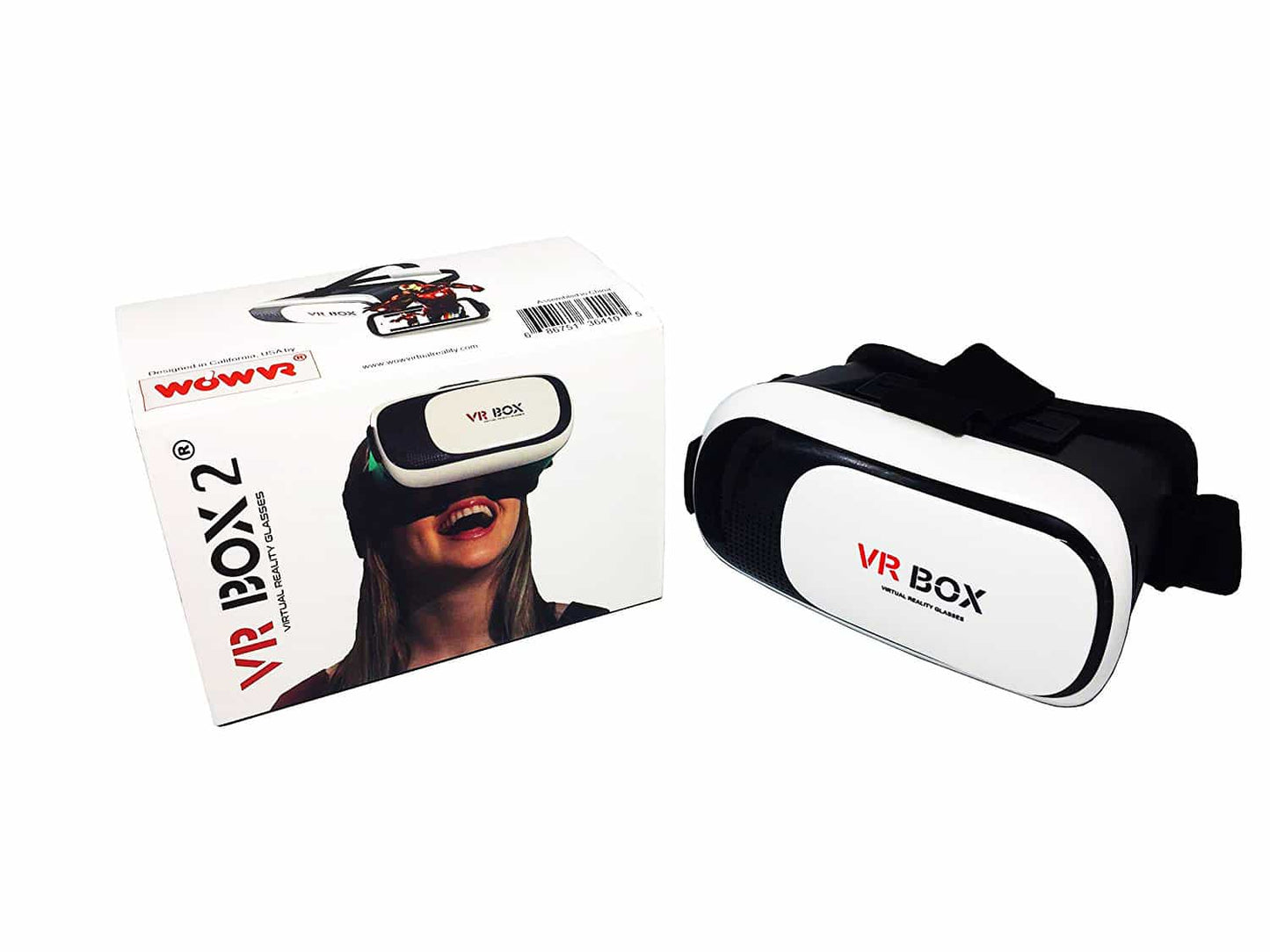 VR headset briller 2.0 - smartphone "VR Box" Virtual Reality 3D