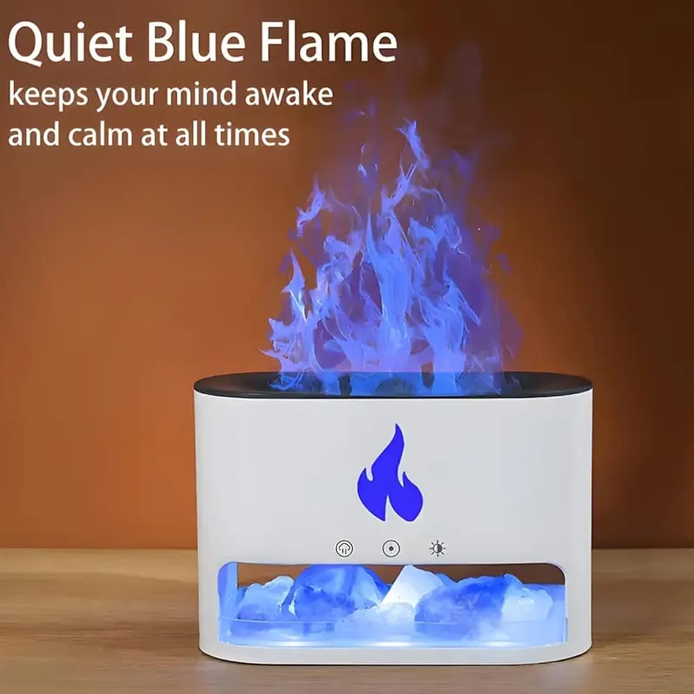 Vulkan Luftfugter & Aroma Diffuser 240 ml. med Krystalsalt