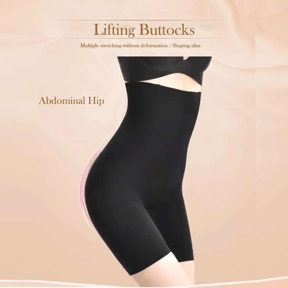 Shapewear Shorts m/høj talje - Sort eller Beige