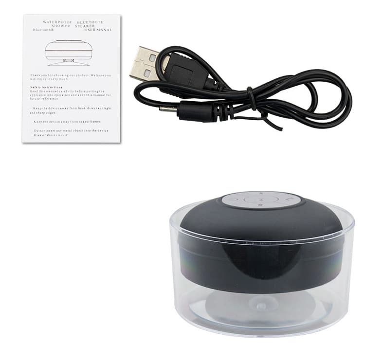 Vandtæt Bluetooth Højtaler med sugekop til badet m.v.