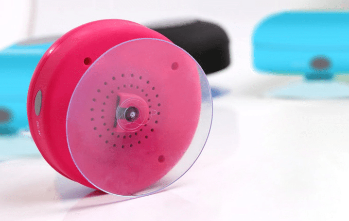 Vandtæt Bluetooth Højtaler med sugekop til badet m.v.