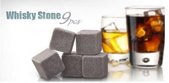 Whiskysten 9 stk. (isterningsten til whisky og andre drinks)