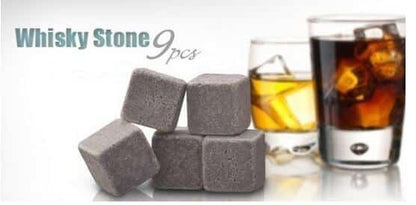 Whiskysten 9 stk. (isterningsten til whisky og andre drinks)