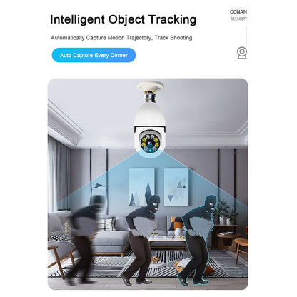 360° WiFi IP Kamera med Tilt Funktion, Nattesyn, Bevægelsesdetektion, 2-vejs Lyd og LED-Lys