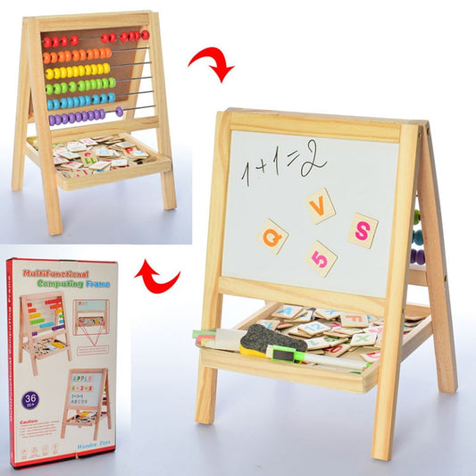 Multi funktion regnetavle fra Wooden Toys