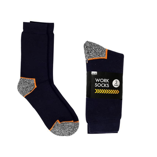 Arbejdsstrømper 9 par i topkvalitet med forstærket hæl og tå